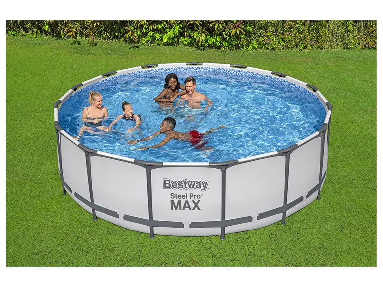 Steel Pro MAX™ Frame Pool Komplett-Set mit Filterpumpe Ø 457 x 122 cm