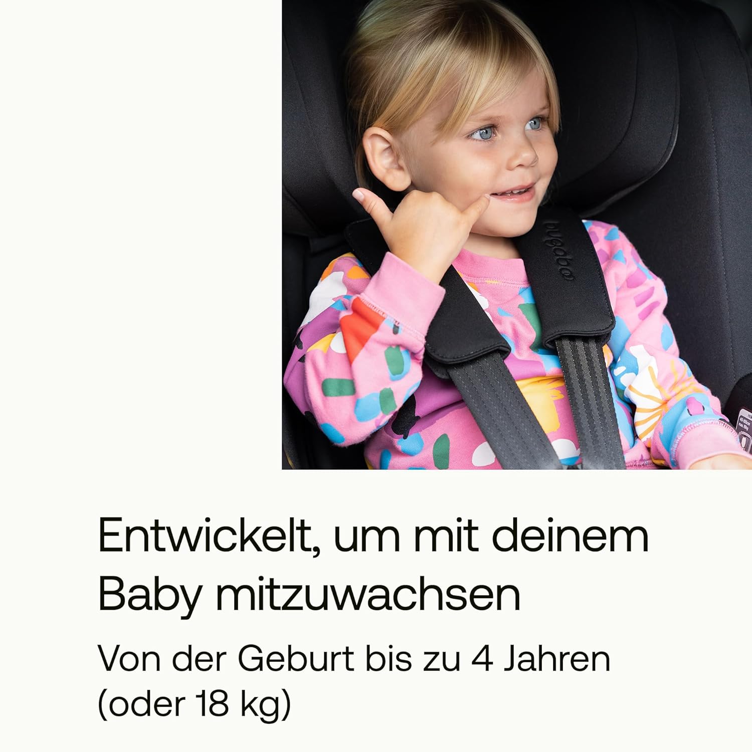 Bugaboo Owl by Nuna Isofix Kindersitz von der Geburt bis 4 Jahre, 0-18 kg. 360 Grad drehbar, Gruppe 0+/1, ultimativer Komfort und Sicherheit, verstärkte Schale und seitlicher Aufprallschutz, Grey