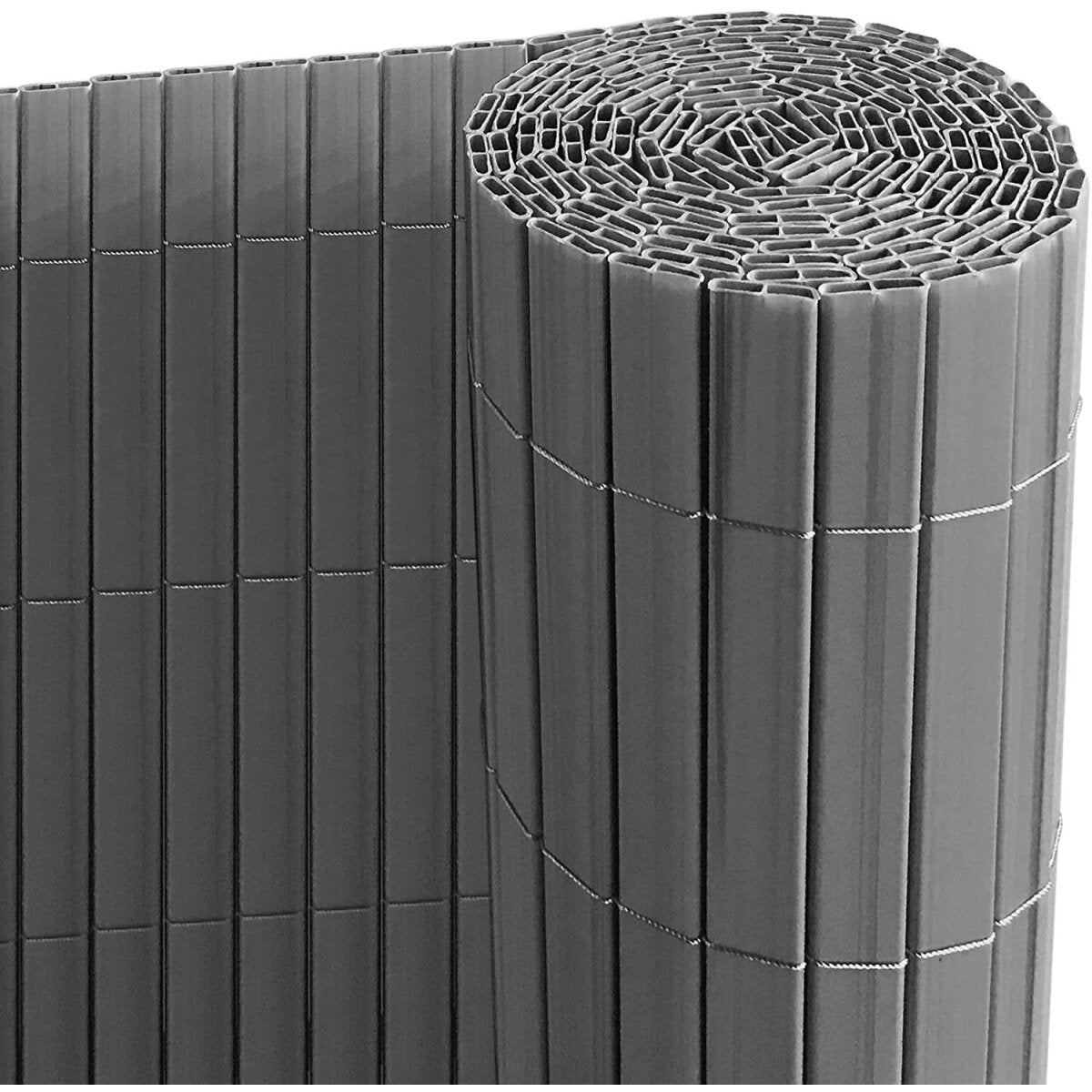 Ribelli PVC Sichtschutzmatte, 100 x 400 cm, anthrazit - B-Ware neuwertig