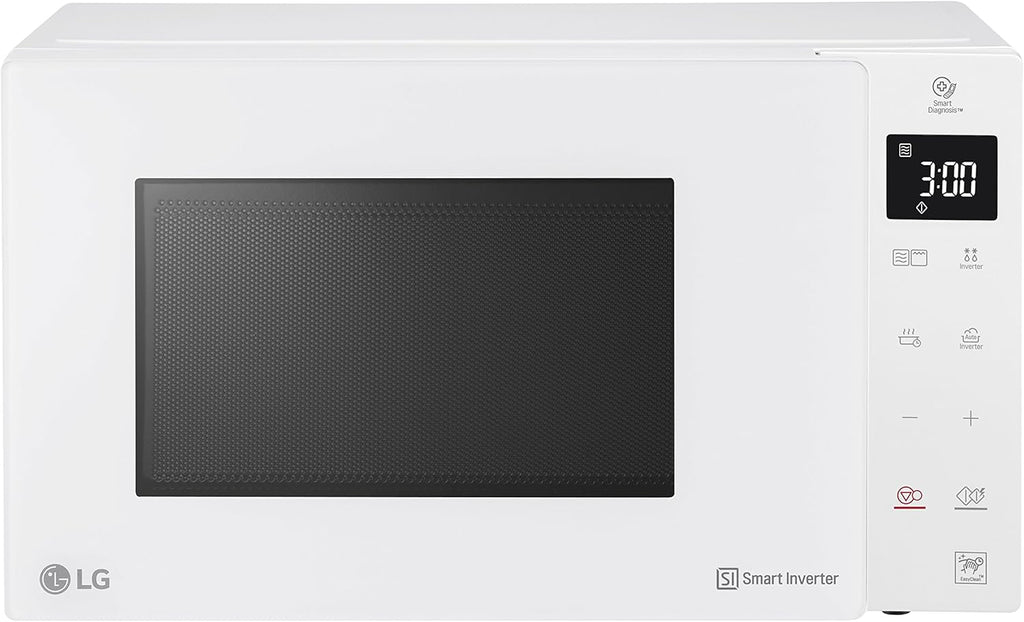LG MH6535GIS Mikrowelle mit Inverter Technologie & Quarz Grill, 25 Liter Kapazitt, 1000 W, Automatikprogramme, einstellbare Leistungsstufen für optimales Garen und EasyClean-Funktion, Schwarz