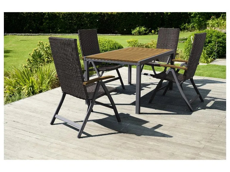 Alu-Gartentisch »Valencia«, ausziehbar, braun
