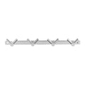 Porte-manteau mural, Chrome, 5 crochets