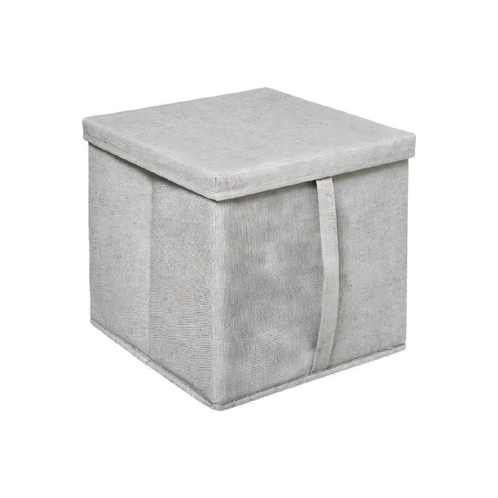 Boîte de rangement pliable, Grise