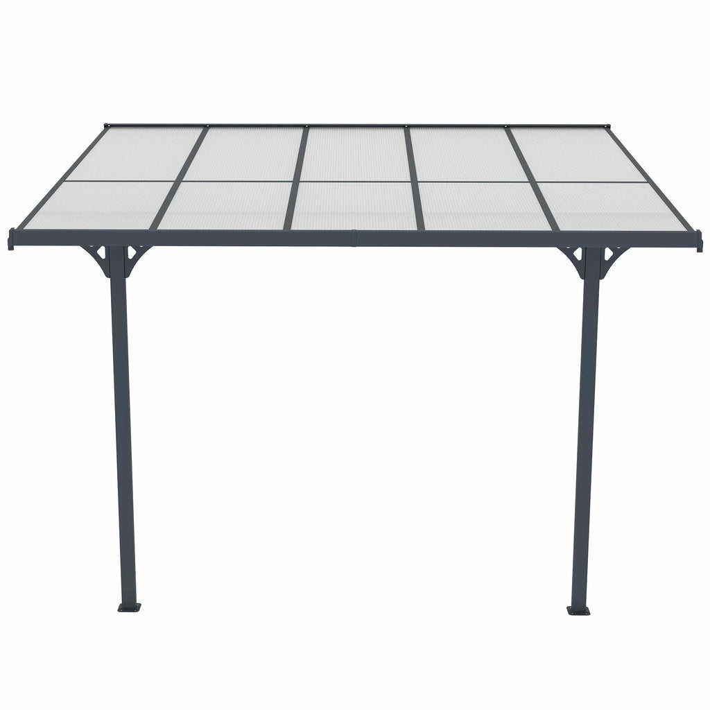Fornorth Terrassenüberdachung 313x254x220-260cm