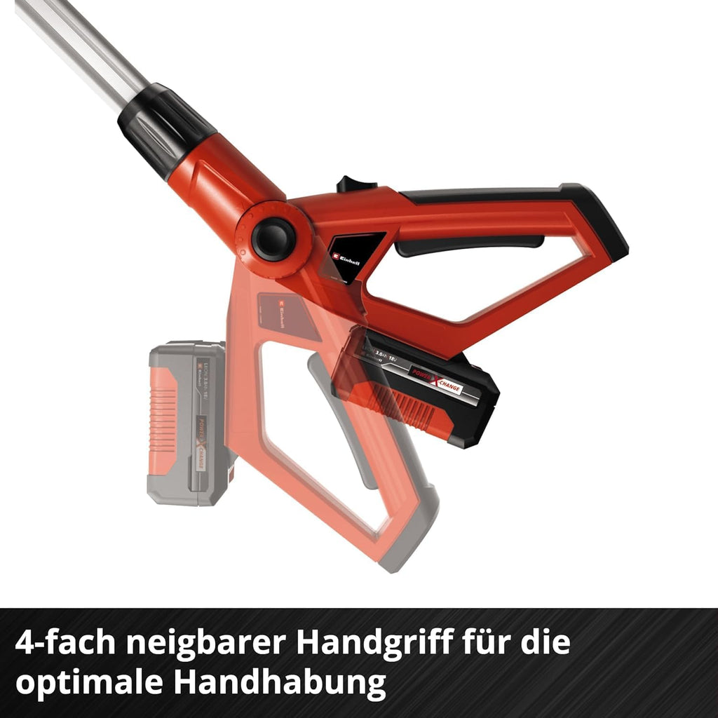 Einhell Akku-Teleskop-Heckenschere GE-HH 18/45 Li T-Solo Power X-Change (Li-Ion, 18 V, 45 cm Schwertlnge, Messer aus diamantgeschliffenem Stahl, ohne Akku und Ladegert)