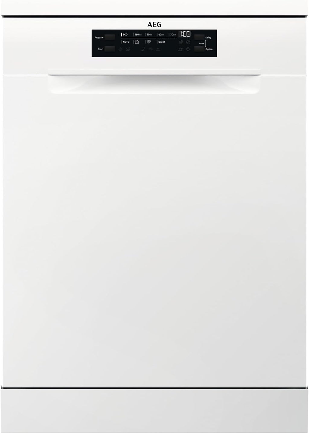 AEG Vollintegrierter Geschirrspüler 60cm, Spülmaschine Serie 7000: mit Glasschutz, Energieklasse A, Besteckschublade, personalisierte Zeit-Steuerung, leise 41dB, ComfortRails, Wasserstopp, FSE7676AP