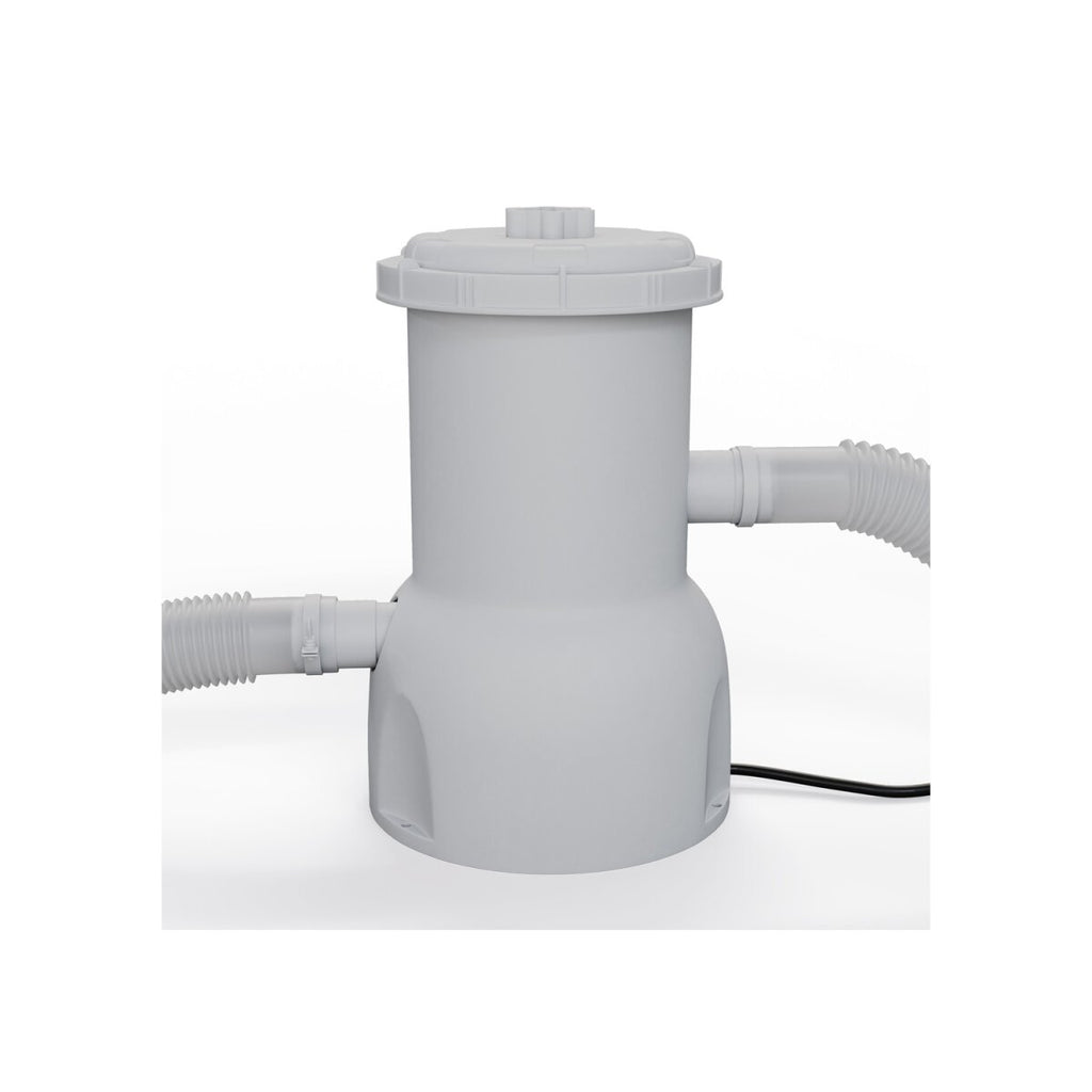 CRIVIT Metal-Frame-Pool, Ø 300 x H 76 cm, inkl. Fliterpumpe - B-Ware neuwertig