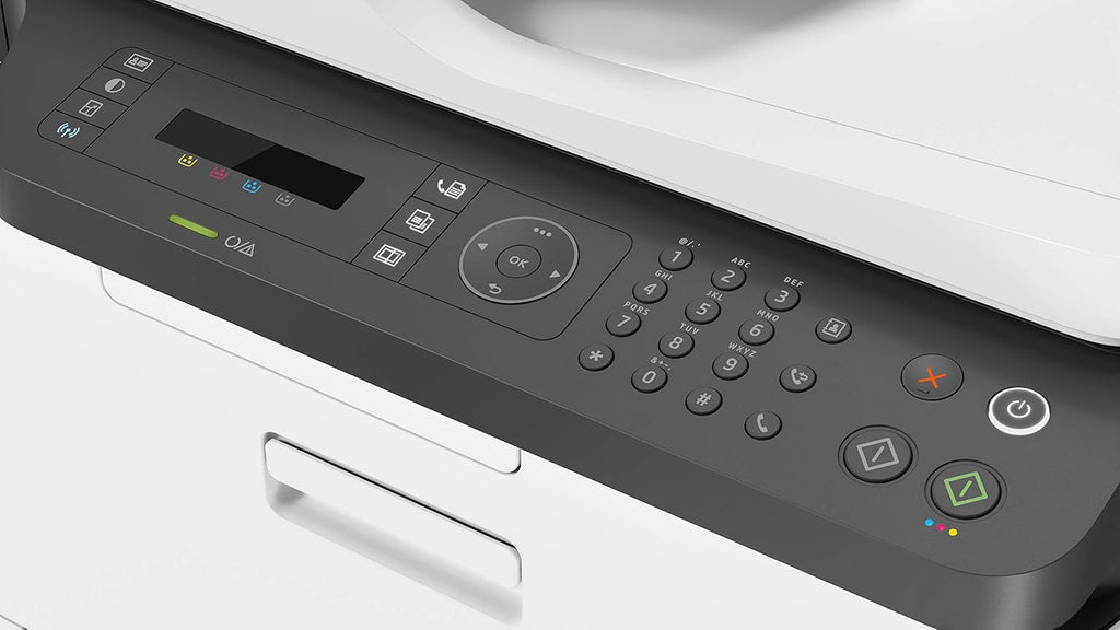 HP Color Laser MFP 179fwg Multifunktions-Farblaserdrucker, Drucken, Kopieren, Scannen, Faxen, Automatische Dokumentenzuführung, Wi-Fi, Ethernet, USB, HP Smart App