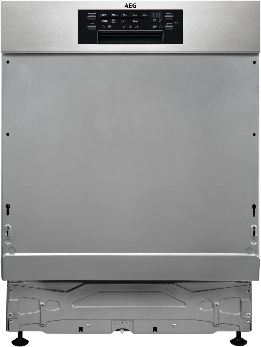 AEG Vollintegrierter Geschirrspüler 60cm, Spülmaschine Serie 7000: mit Glasschutz, Energieklasse A, Besteckschublade, personalisierte Zeit-Steuerung, leise 41dB, ComfortRails, Wasserstopp, FSE7676AP