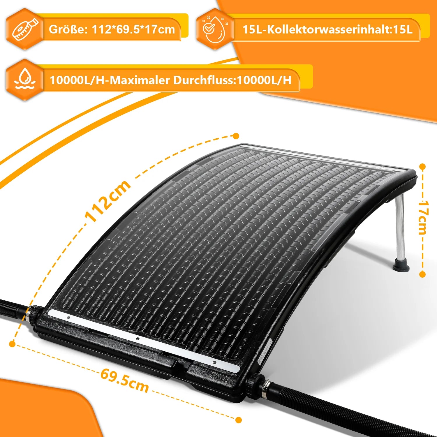 Sonnewelt Solar Poolheizung Sonnenkollektor