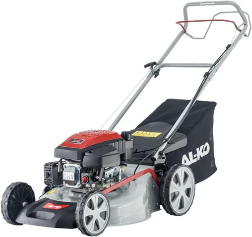 AL-KO Benzin-Rasenmäher Easy 5.10 SP-S (51 cm Schnittbreite, 2.3 kW Motorleistung, zentrale Schnitthöhenverstellung, Robustes Stahlblechgehäuse, mit Hinterrad-Antrieb, für Rasenflächen bis 1800 m²)