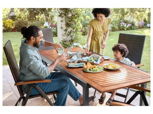 Alu-Gartentisch »Valencia«, ausziehbar, braun
