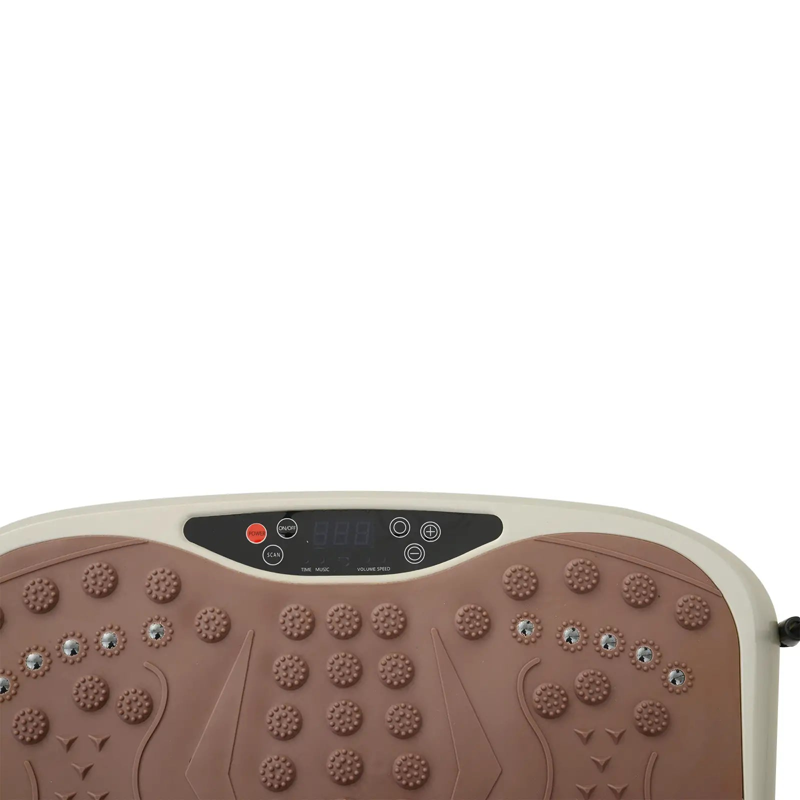 HOMCOM Vibrationsplatte Fitnessgerät 99 Stufen Musikfunktion
