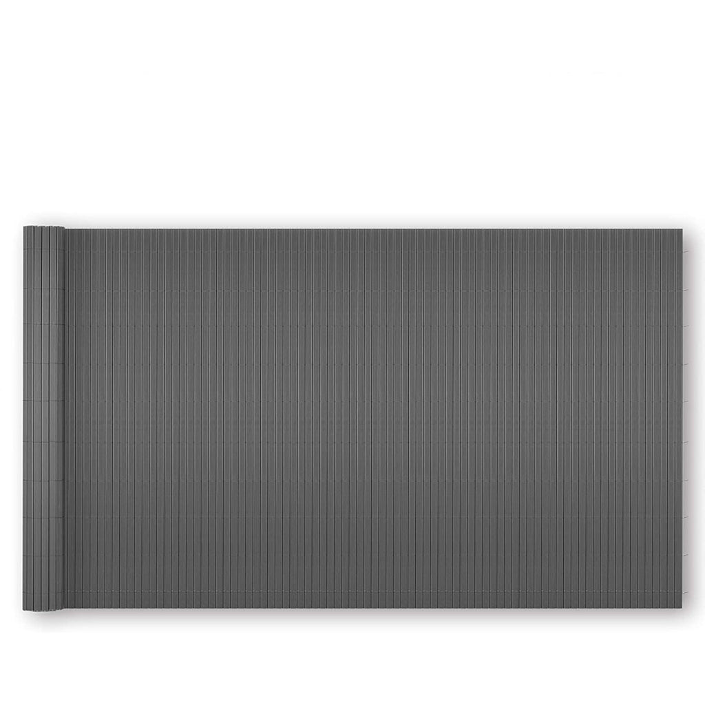 Ribelli PVC Sichtschutzmatte, 100 x 400 cm, anthrazit - B-Ware neuwertig