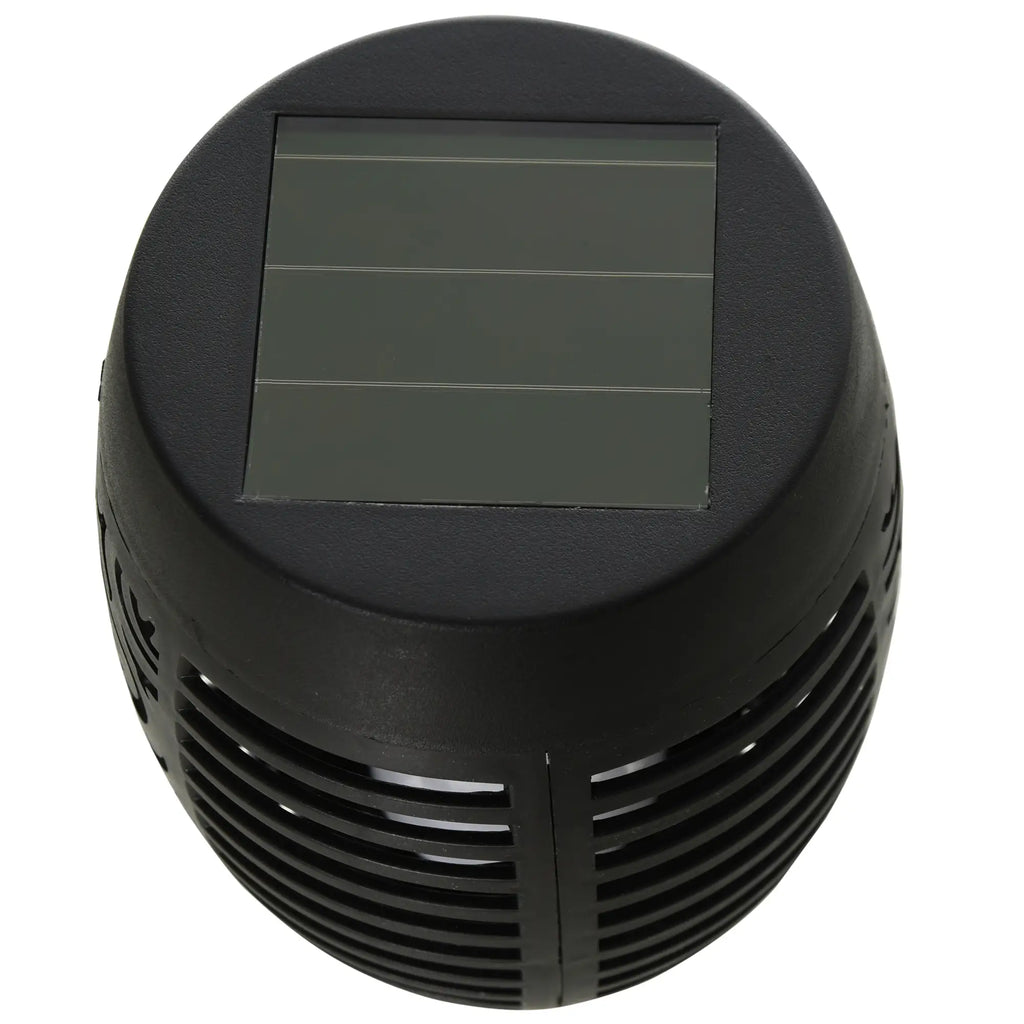 Outsunny Solar Gartenleuchte 4er-Set LED flackerndes Licht Outdoor