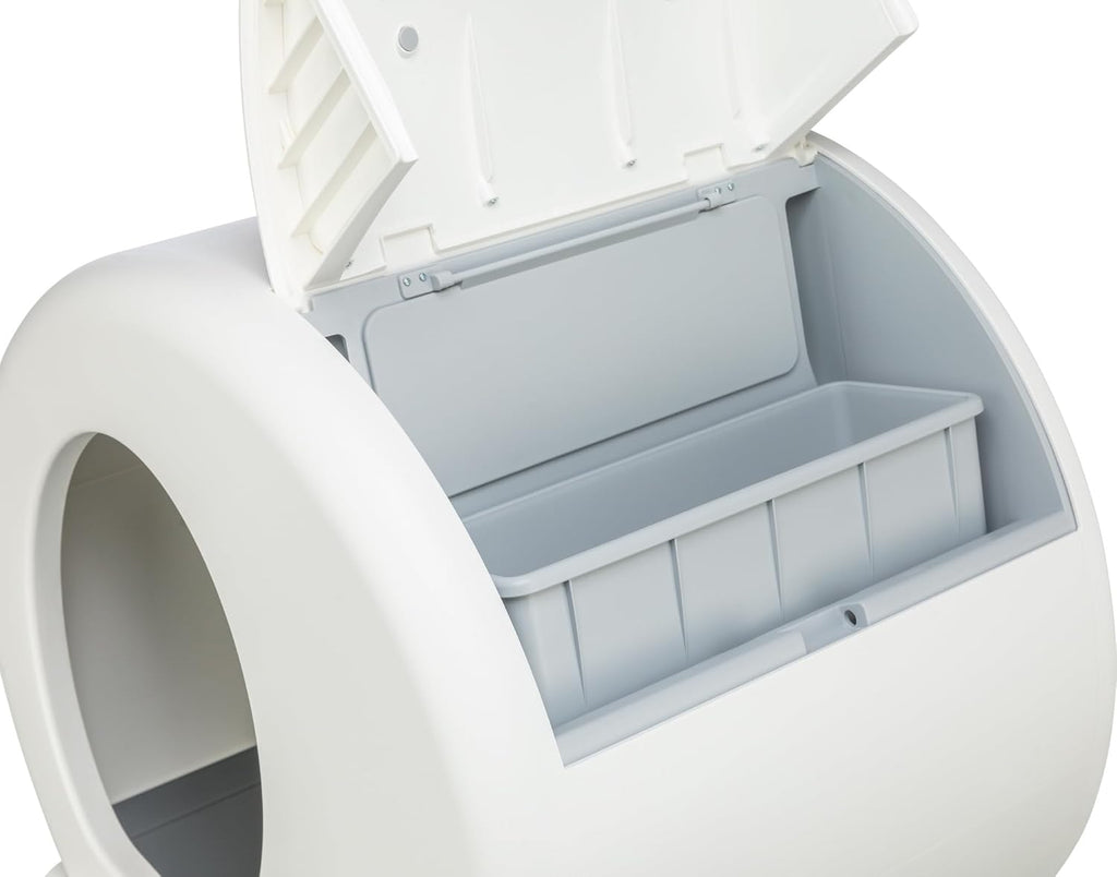 TRIXIE selbstreinigende Katzentoilette 53 x 55,5 x 52 cm – für anhaltende Sauberkeit – praktisches, elektrisches Katzenklo für Katzen ab 1,5 kg / 4 Monaten – leise & sicher - 40040