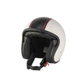 ULTIMATE SPEED® Jethelm, inkl. Helmbeutel und Akustikpolster (creme/schwarz) - B-Ware gut