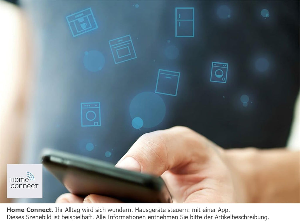 Bosch HMG7361B1, Serie 8 smarter Einbau-Backofen mit Mikrowellenfunktion, 60 x 60 cm, Made in Germany, Schwarz, Air Fry, Digitaler Bedienring, Touchdisplay, Automatikprogramme, Reinigungsunterstützung