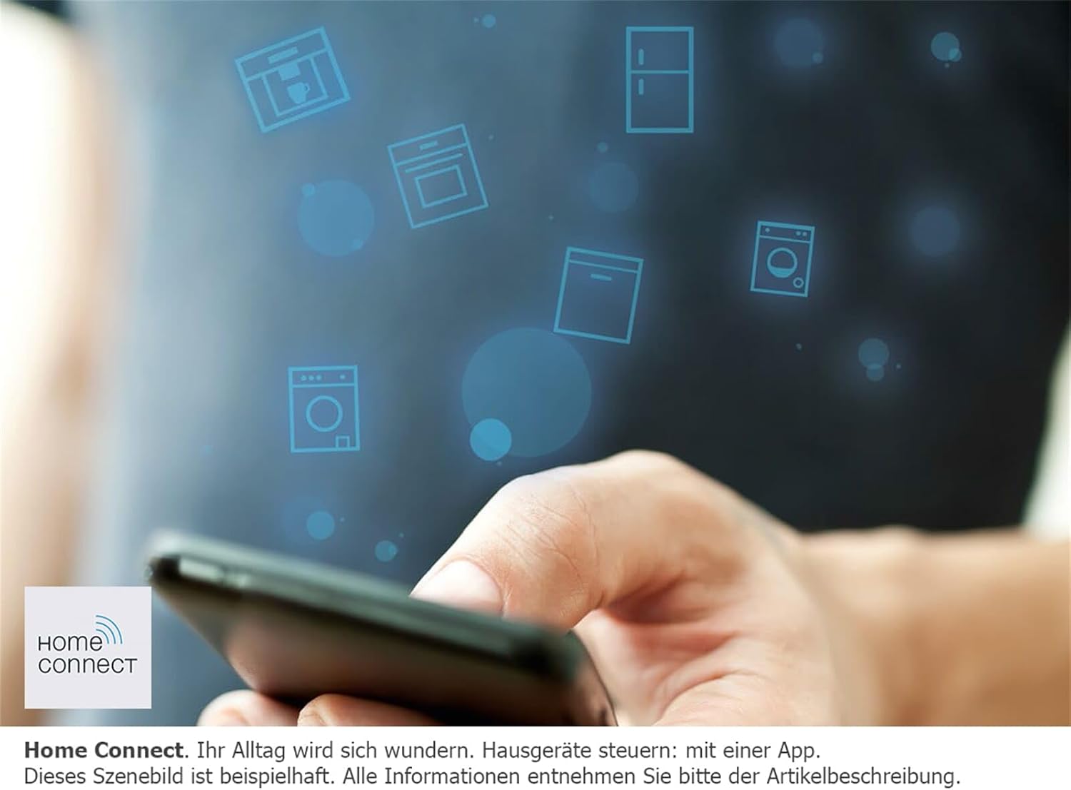 Bosch HMG7361B1, Serie 8 smarter Einbau-Backofen mit Mikrowellenfunktion, 60 x 60 cm, Made in Germany, Schwarz, Air Fry, Digitaler Bedienring, Touchdisplay, Automatikprogramme, Reinigungsunterstützung