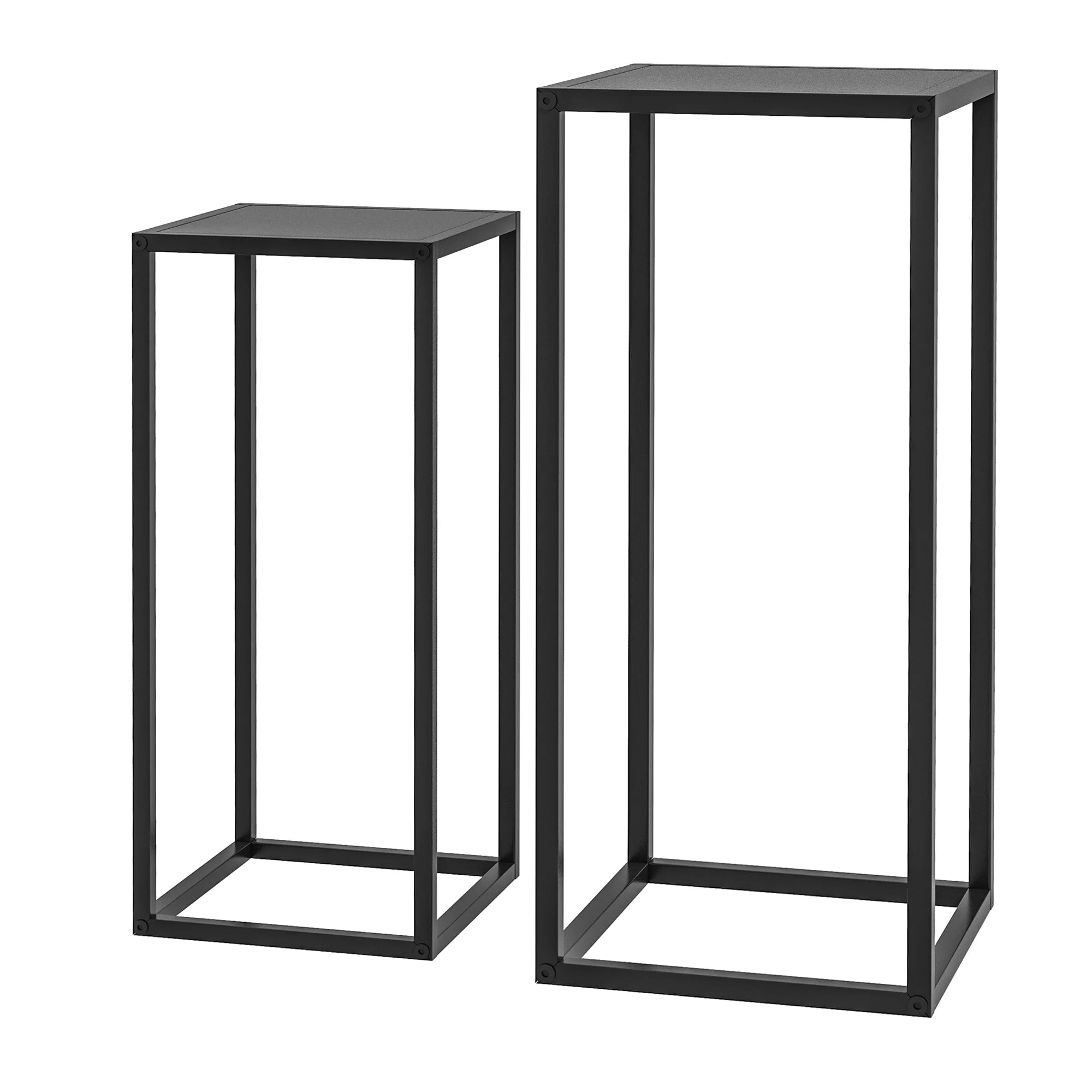 Outsunny Blumenständer 2er-Set stapelbar vielseitig Pflanzenständer