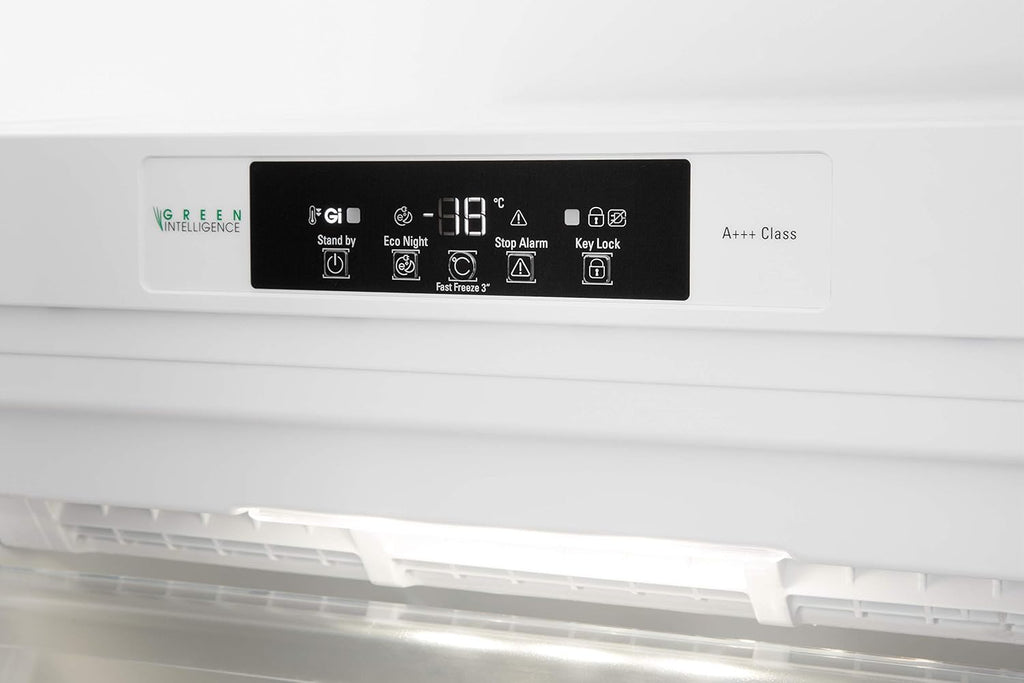 Bauknecht GKN 272 A3+ Gefrierschrank / 309 L Gesamtnutzinhalt / NoFrost / EasyOpen Ventil / Innenbeleuchtung / Elektronische Steuerung mit innenliegendem Bedienfeld, Weiß