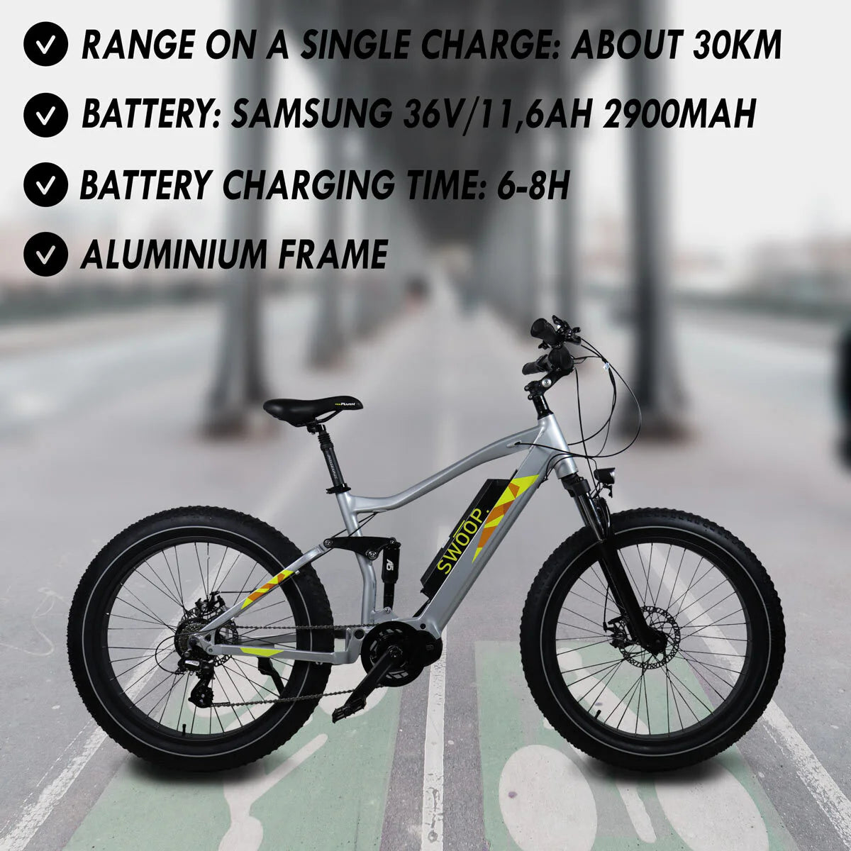 Swoop E-Bike Fatbike Pro 26