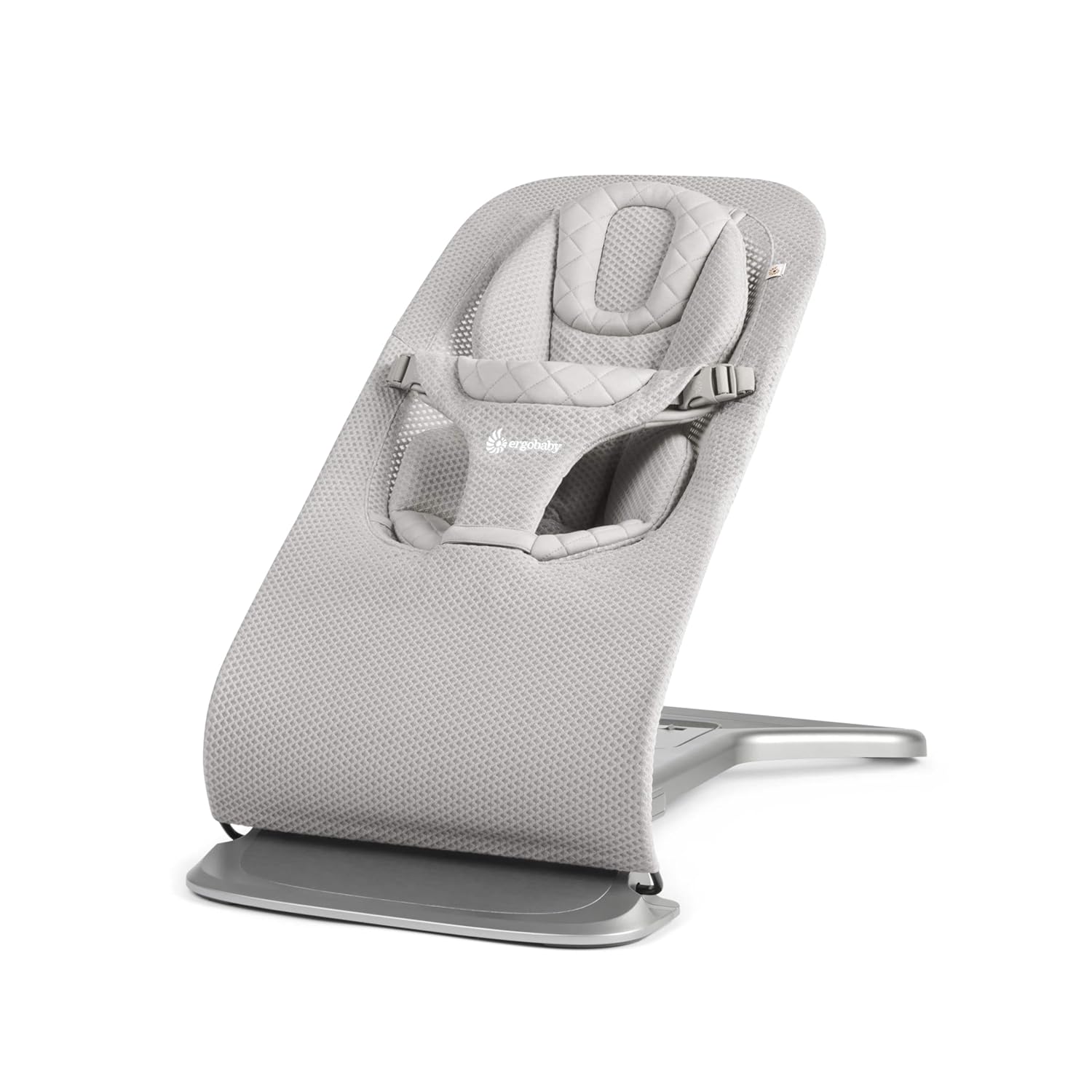 Ergobaby 3-in-1 Evolve Bouncer, Ergonomische Babywippe für Neugeborene ab Geburt bis zum Kleinkind, Babyschaukel mit Neugeboreneneinsatz (2,5 kg - 13,2 kg), Cream