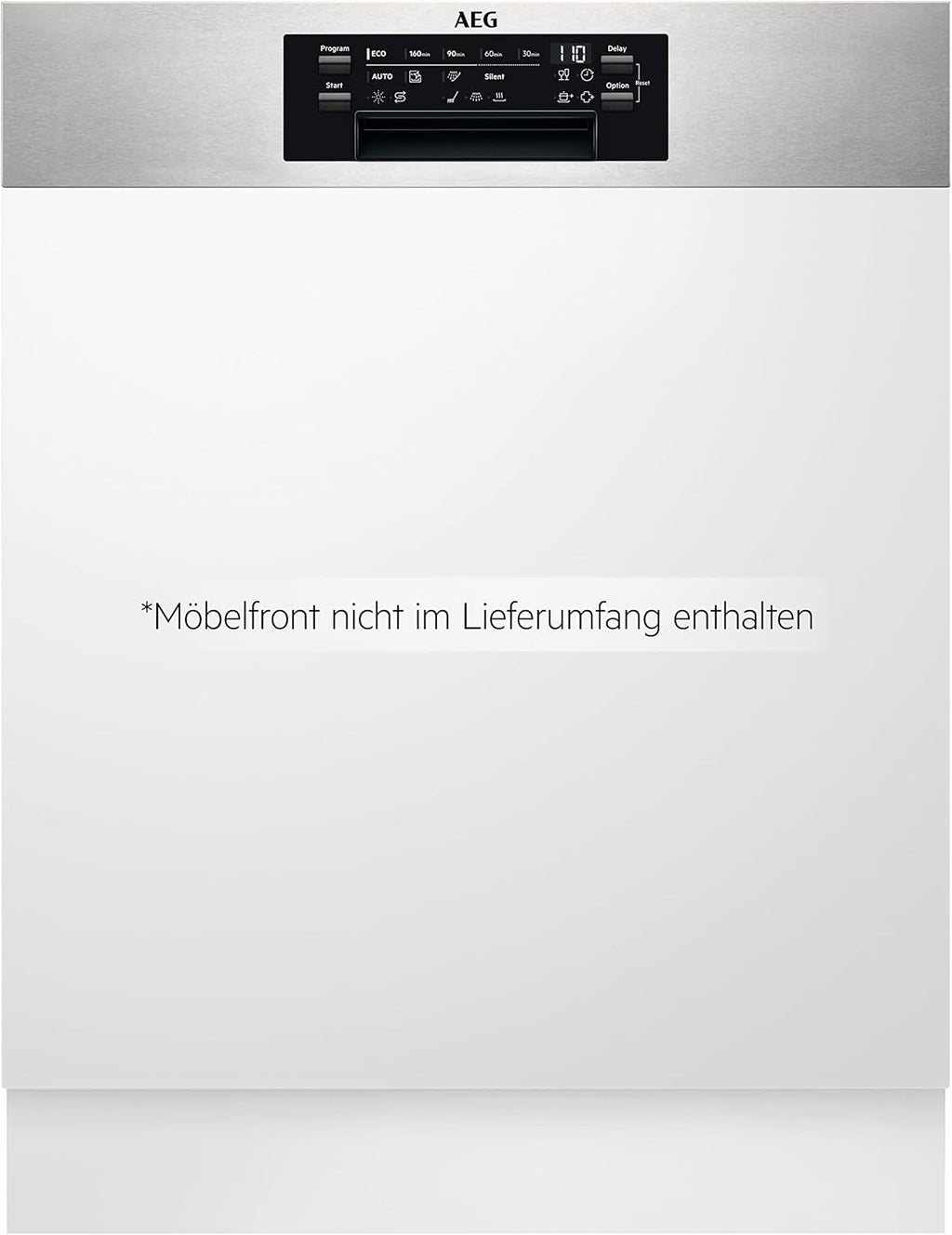 AEG Vollintegrierter Geschirrspüler 60cm, Spülmaschine Serie 7000: mit Glasschutz, Energieklasse A, Besteckschublade, personalisierte Zeit-Steuerung, leise 41dB, ComfortRails, Wasserstopp, FSE7676AP