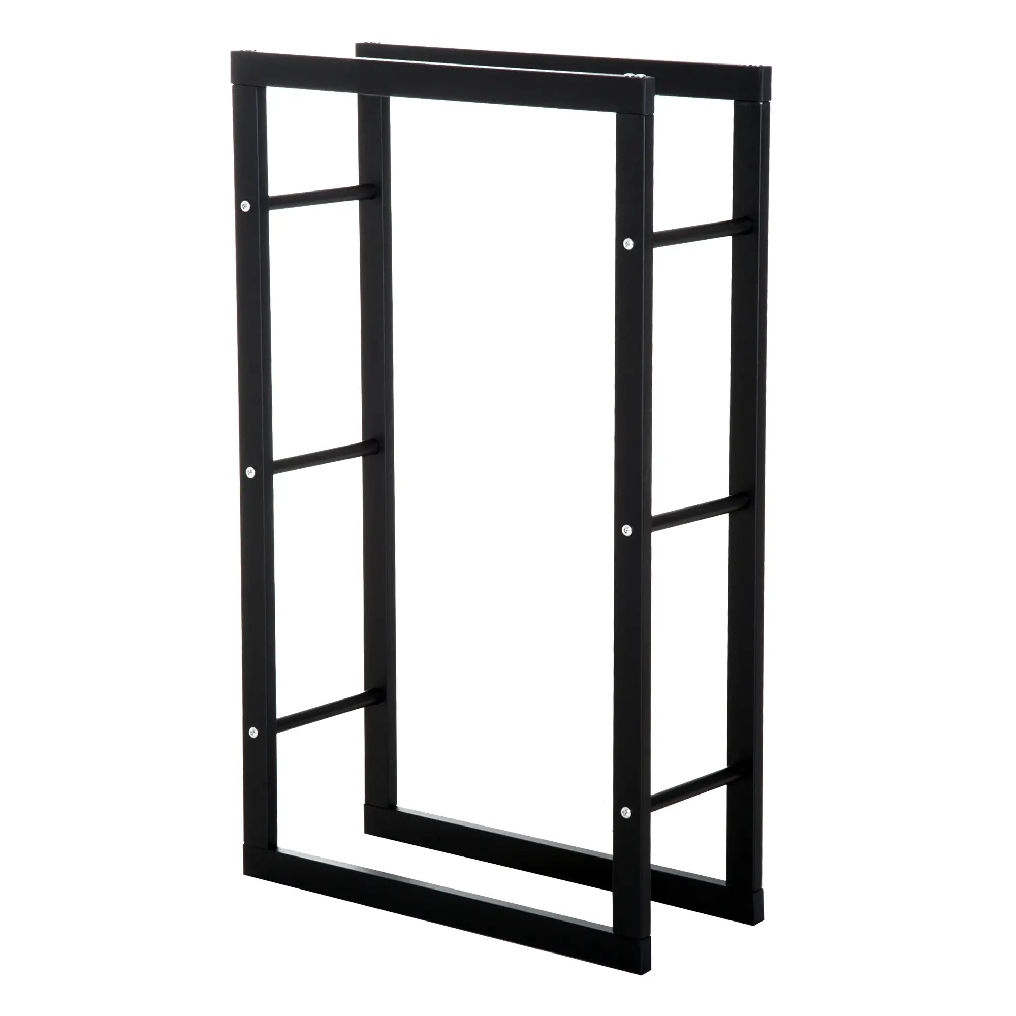 HOMCOM Kaminholzständer Kaminholzregal elegantes Design großer Stauraum