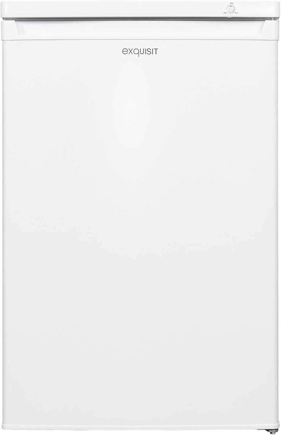 Exquisit Gefrierschrank GS80-040E weiss | Standgerät | 91 l Volumen | Weiß | Gefrieren | Türanschlag wechselbar | Gefrierschubladen