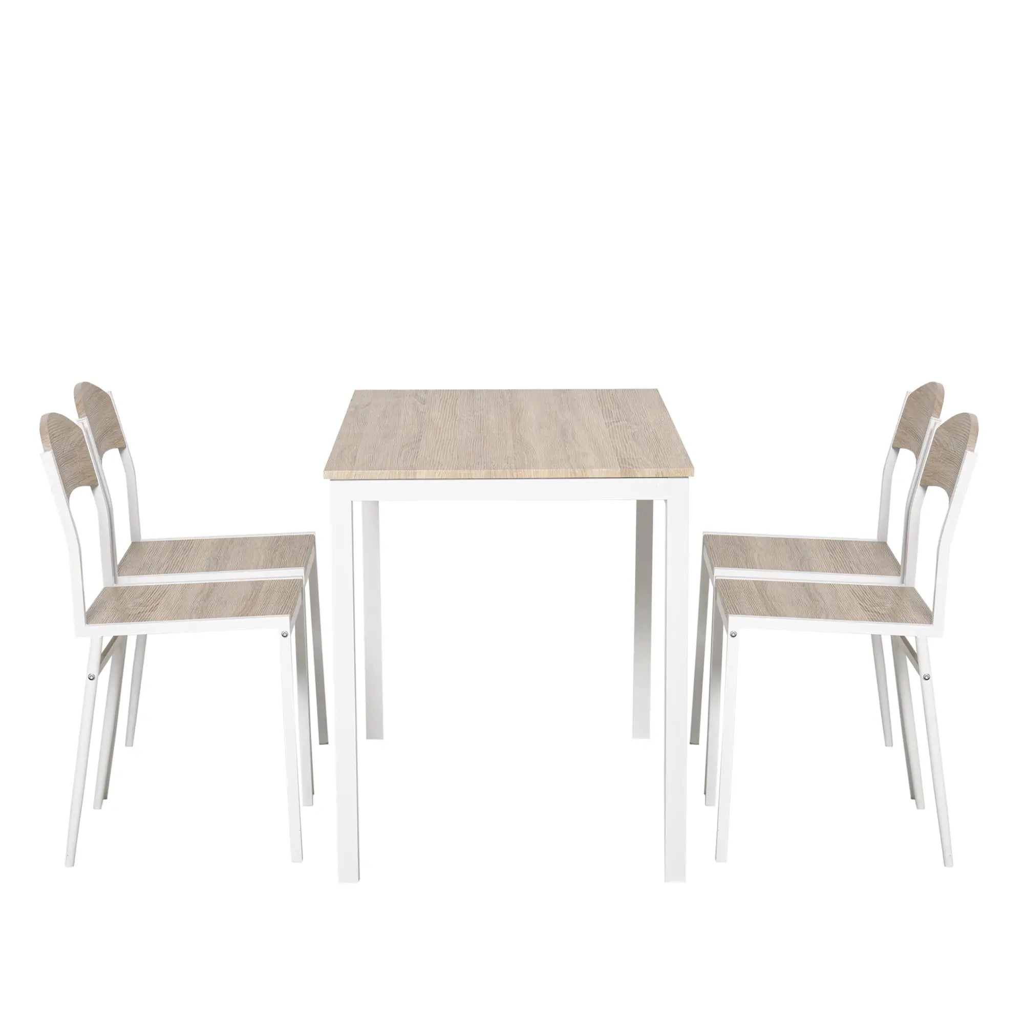 HOMCOM Essgruppe 5-teilig Landhausstil vielseitig einsetzbar