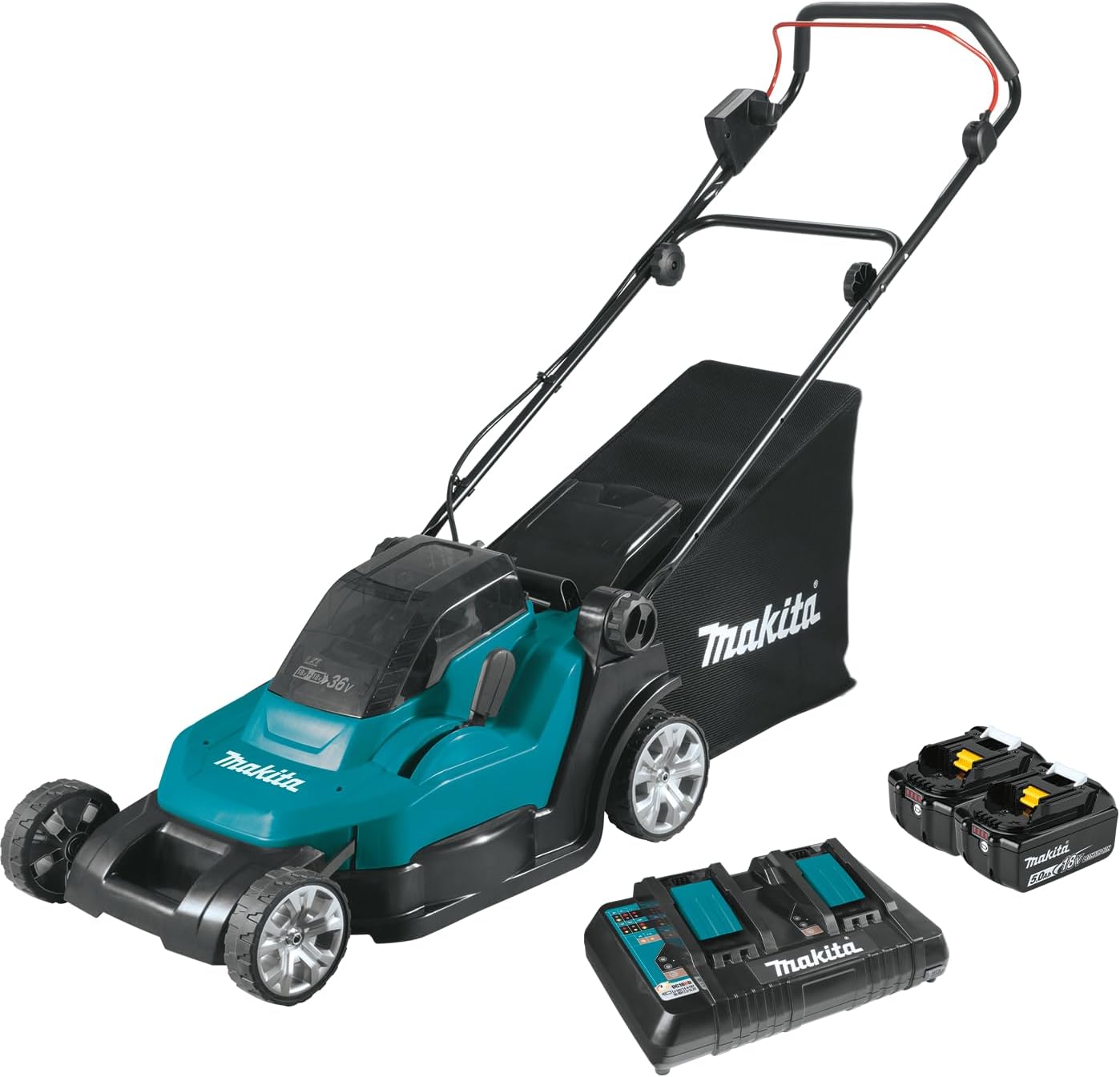 Makita DLM432Z Akku-Rasenmäher 2x18 V (ohne Akku, ohne Ladegerät)
