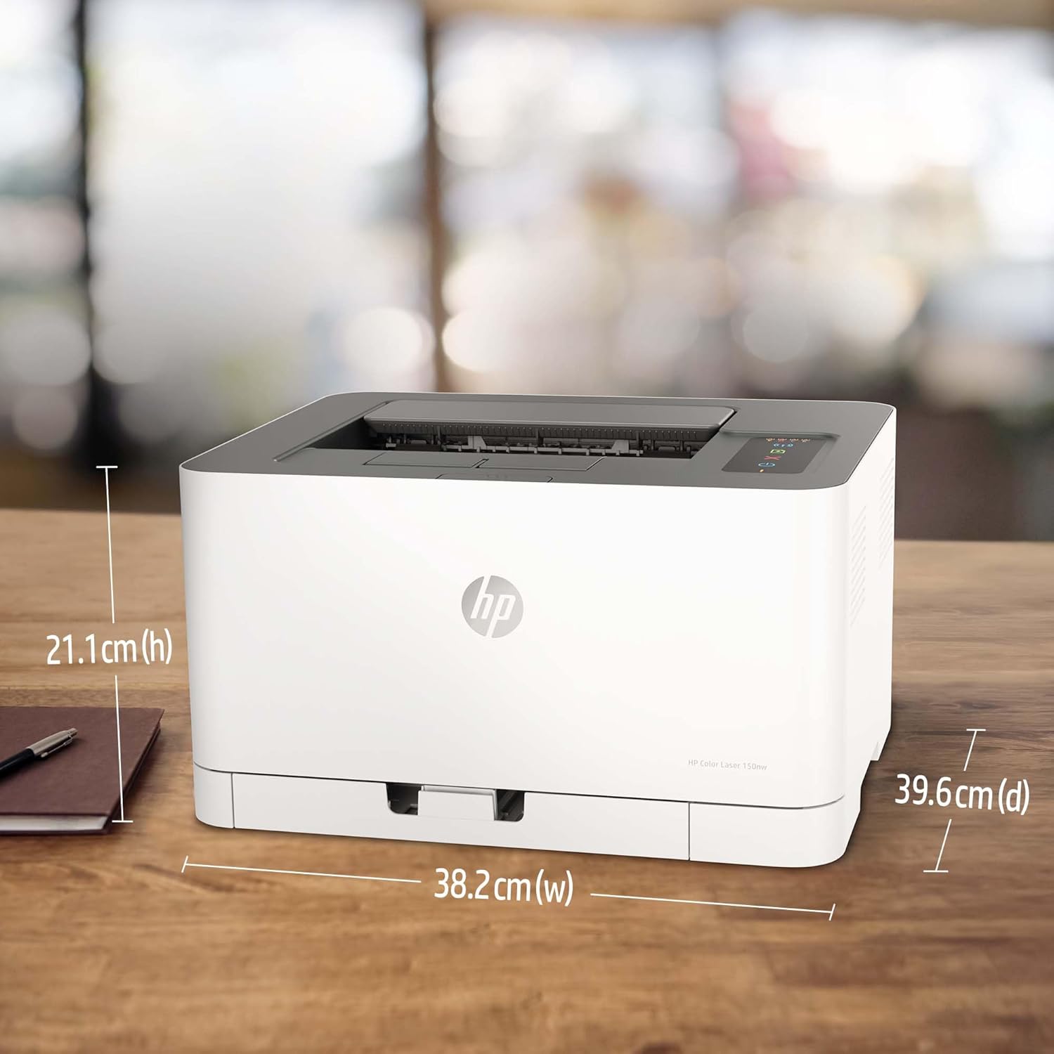 HP Color Laser MFP 179fwg Multifunktions-Farblaserdrucker, Drucken, Kopieren, Scannen, Faxen, Automatische Dokumentenzuführung, Wi-Fi, Ethernet, USB, HP Smart App