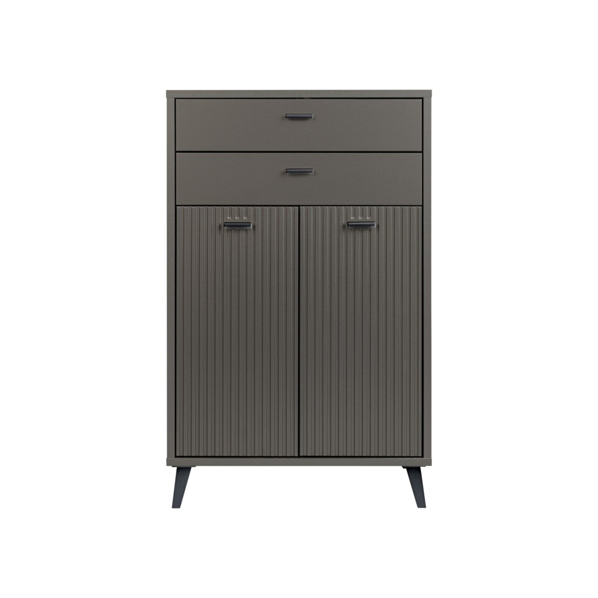LIVARNO home Bad-Seitenschrank, mit Wellenoptik - B-Ware neuwertig