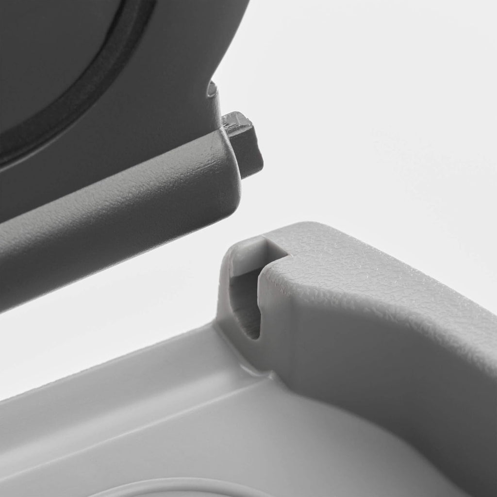 DOMETIC CoolFreeze CDF 36, tragbare elektrische Kompressor-Kühlbox/Gefrierbox, 31 Liter, 12/24 V für Auto, LKW oder Boot mit Batteriewächter, Grau