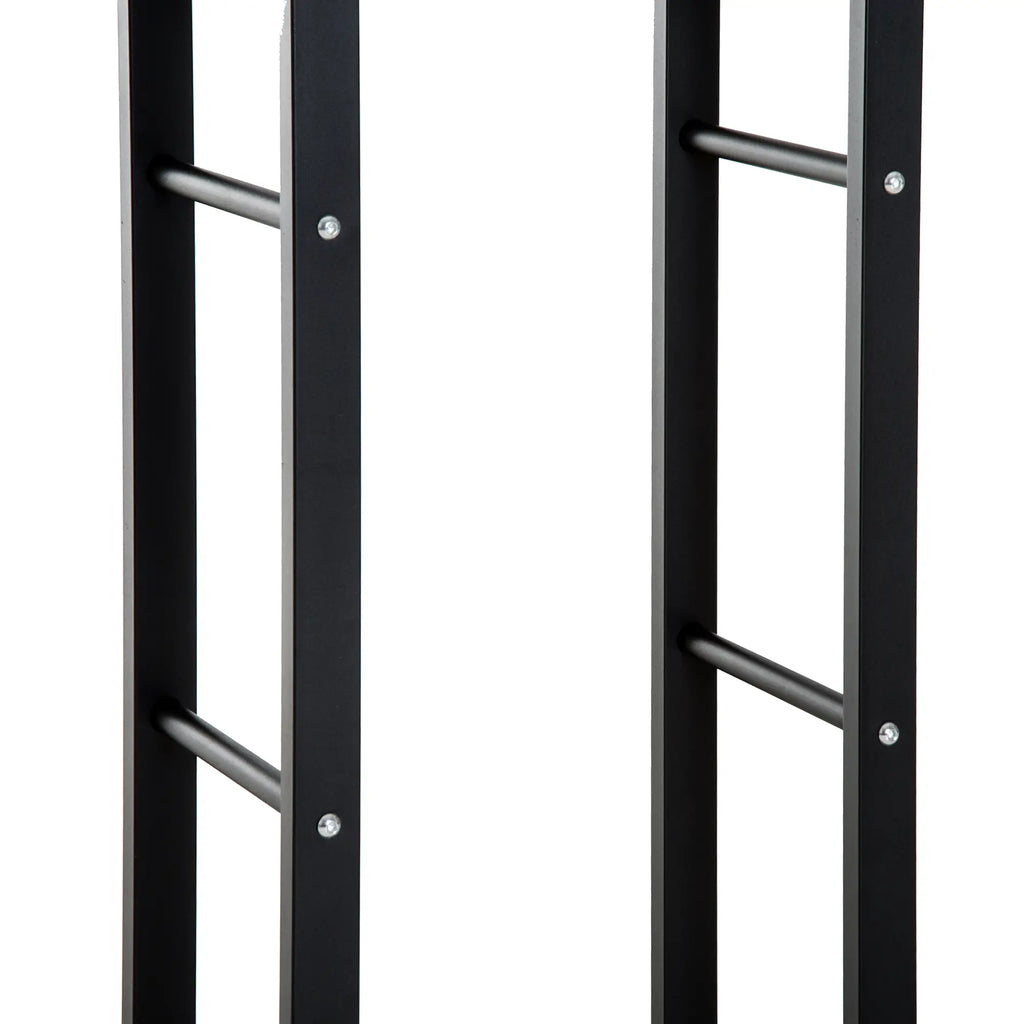 HOMCOM Kaminholzständer Kaminholzregal elegantes Design großer Stauraum