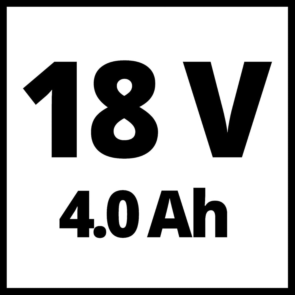 Einhell Akku-Rasenmher GE-CM 18/33 Li Kit Power X-Change (18 V, 33 cm Schnittbreite, bis 200 m, Brushless, 30L Fangkorb, 25-65 mm Schnitthhe, inkl. 4,0 Ah Akku + Ladegert)