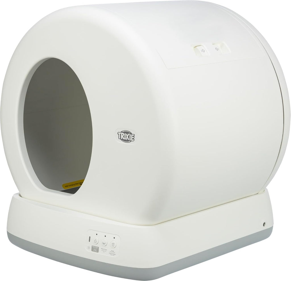 TRIXIE selbstreinigende Katzentoilette 53 x 55,5 x 52 cm – für anhaltende Sauberkeit – praktisches, elektrisches Katzenklo für Katzen ab 1,5 kg / 4 Monaten – leise & sicher - 40040