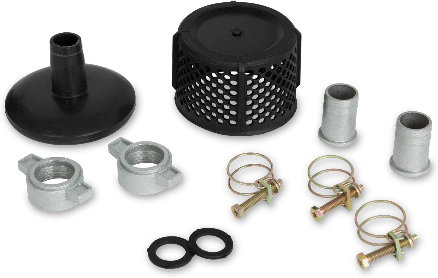 EBERTH 5,5PS Wasserpumpe mit 30.000l/h und 30m Förderhöhe, 2 Zoll Anschluss, Gartenpumpe Schmutzwasserpumpe mit 4-Takt-Motor und 7m Ansaughöhe, Benzin Pumpe, Seilzugstart, Metallfuß, Tragegriff