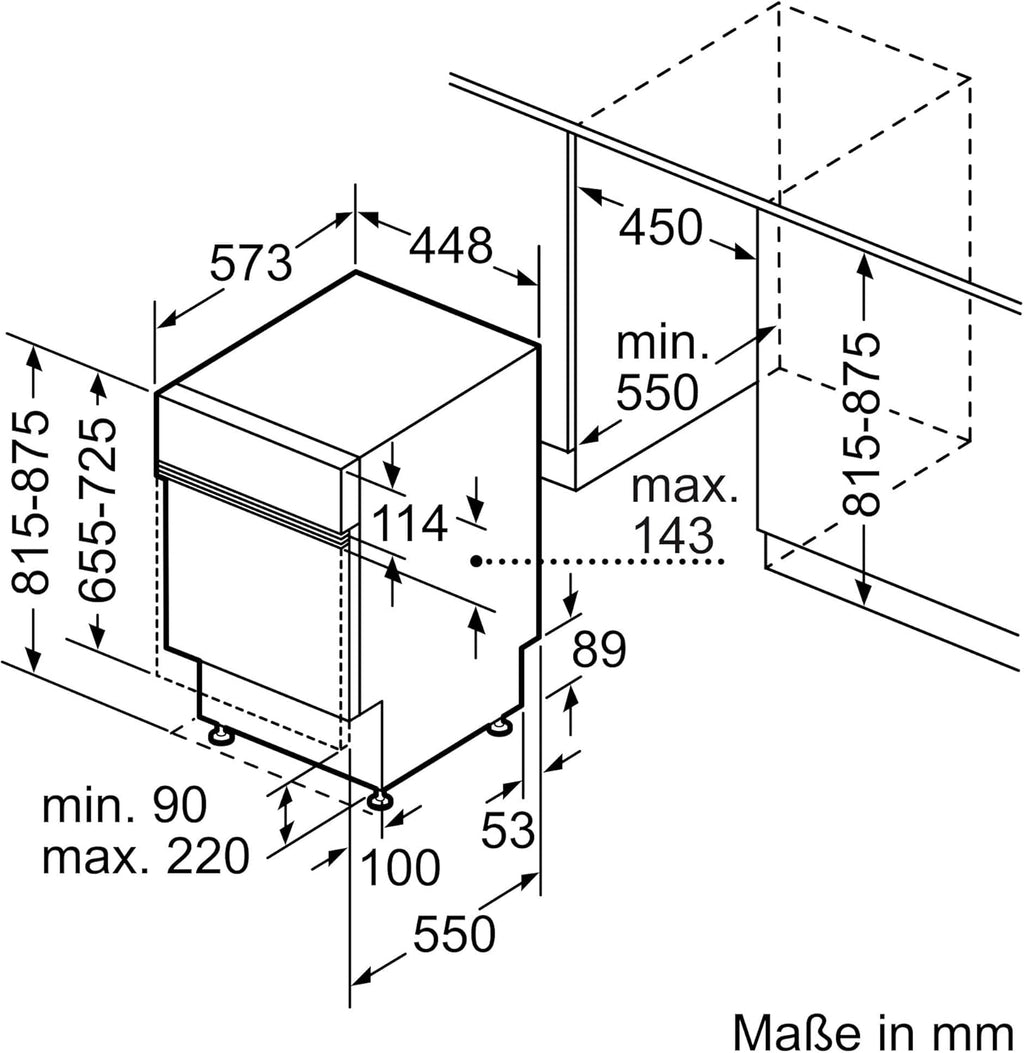 Bosch SPV2IKX10E Serie 2 Smarter Geschirrspüler vollintegriert, 45 cm breit, Besteckkorb, Extra Trocknen auf Knopfdruck, InfoLight roter Lichtpunkt am Boden, AquaStop Schutz gegen Wasserschäden, Weiß