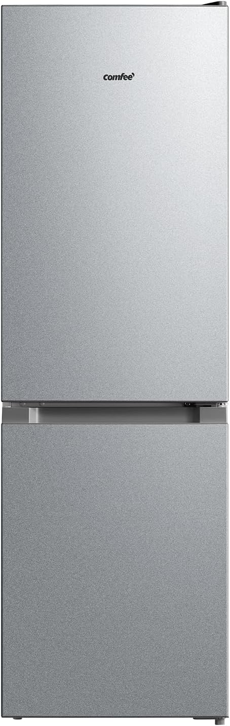 Comfee' RCB169DK3 Kühlschrank mit Gefrierfach 150cm Höhe/Kühl-/Gefrierkombination/Low Frost/174L/leise Kühlgefrierkombi 38dB/Einstellbare Kühlschranktemperatur/LED-Licht/156 kWh/Jahr/Schwarz