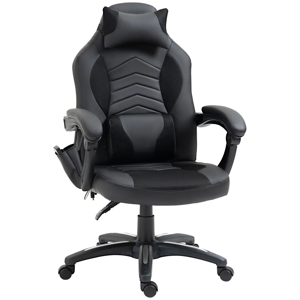 HOMCOM Gamingstuhl Massagefunktion Heizfunktion ergonomisch