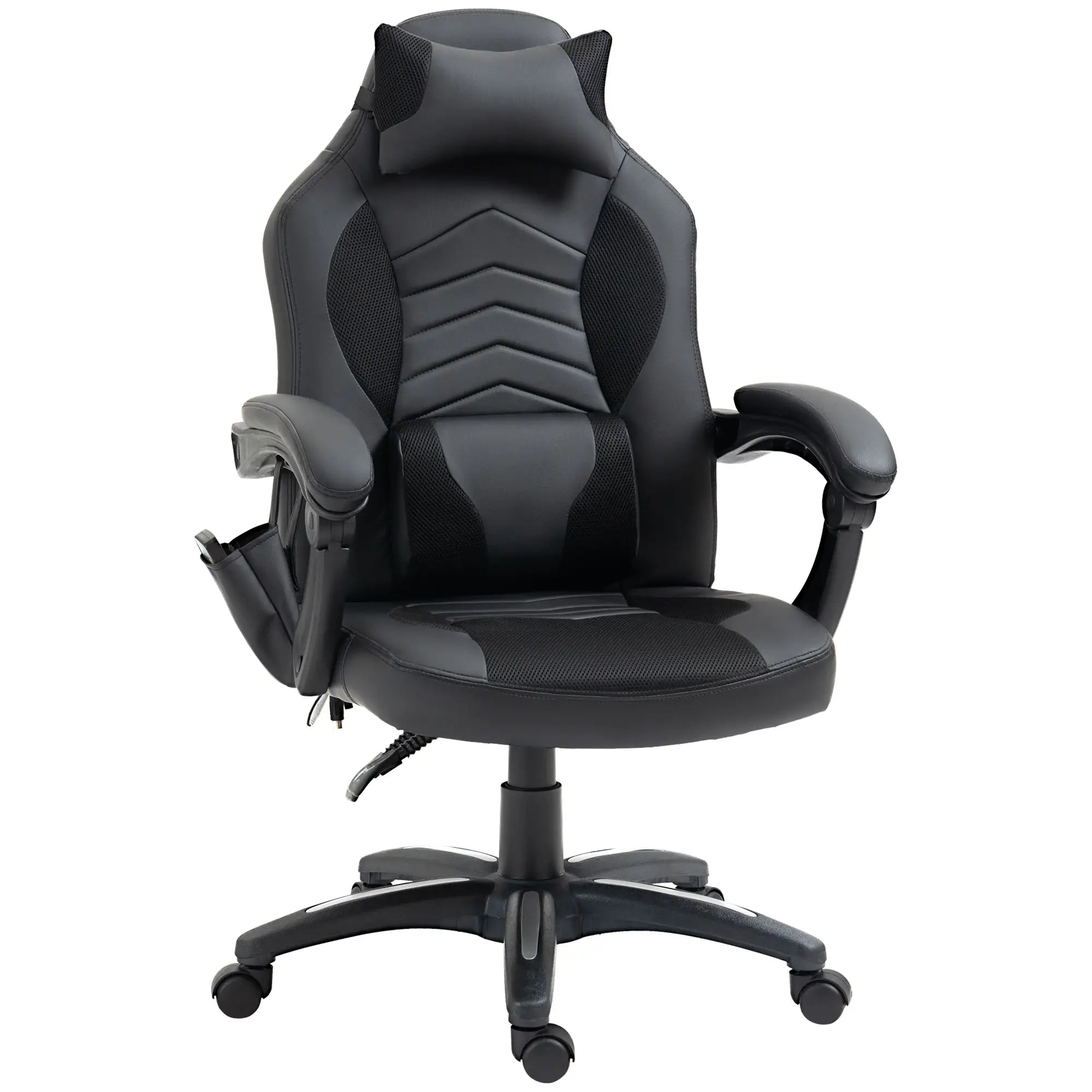 HOMCOM Gamingstuhl Massagefunktion Heizfunktion ergonomisch