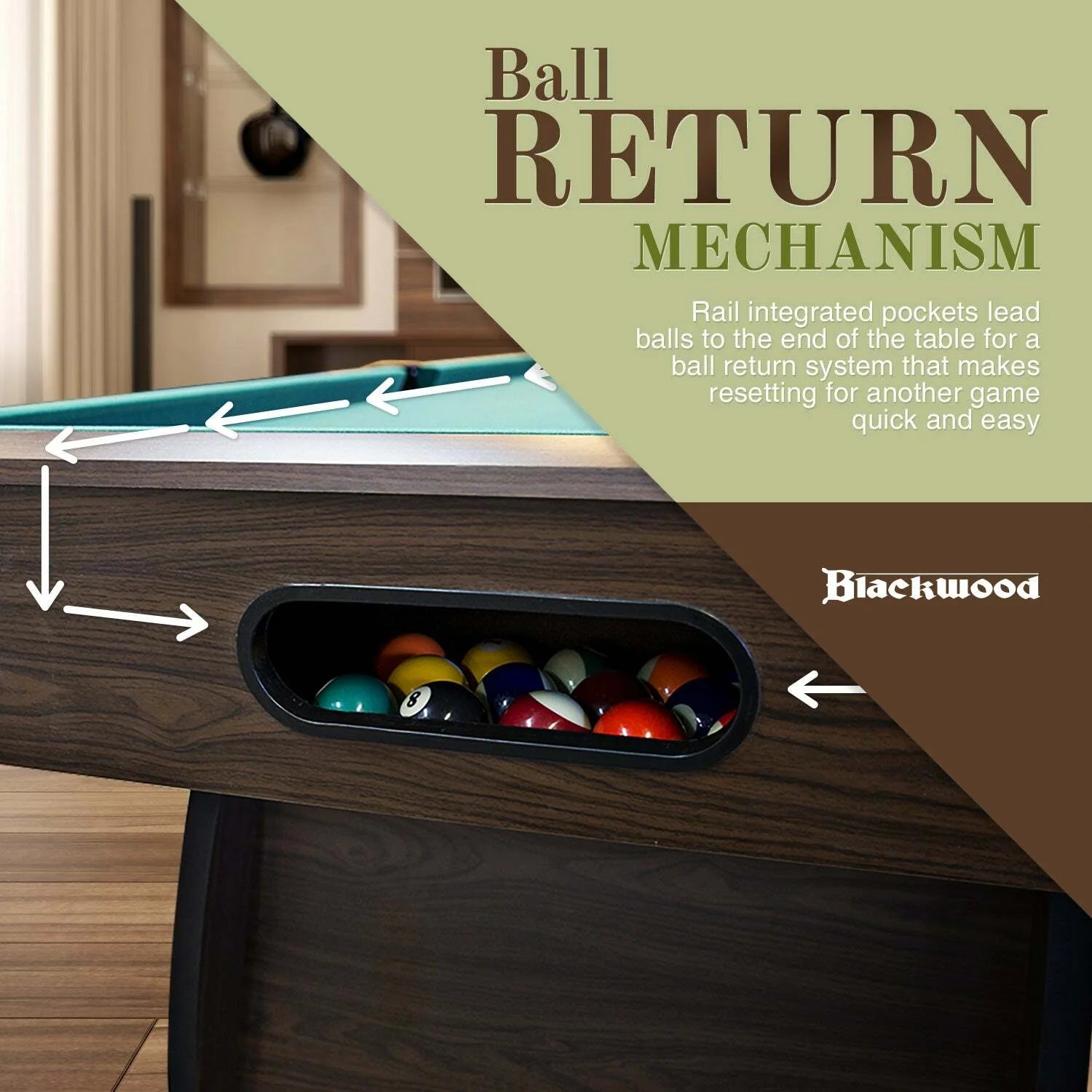 Blackwood Billardtisch Official 7'