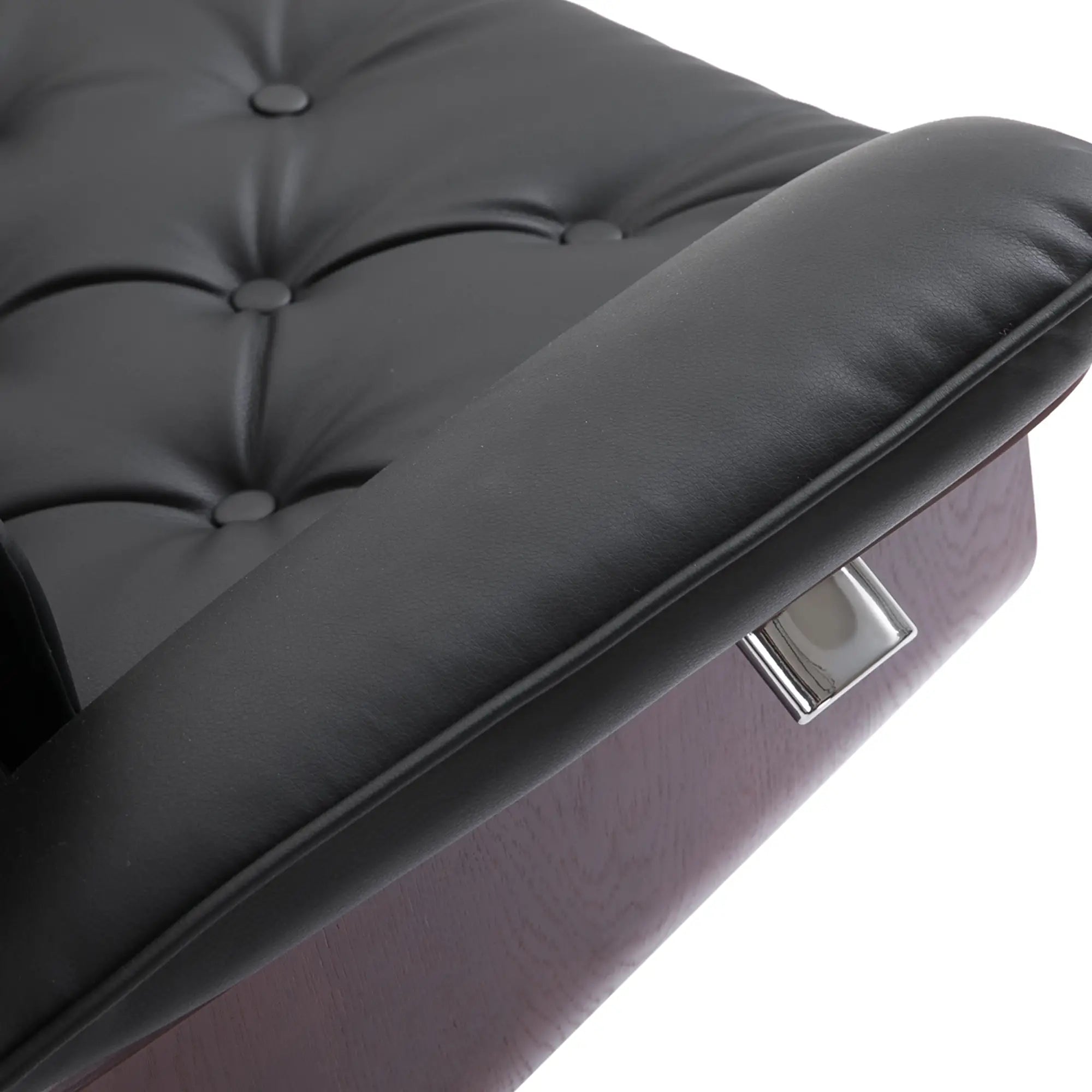 HOMCOM Relaxsessel mit Hocker 360° drehbar 145° neigbar Chesterfield