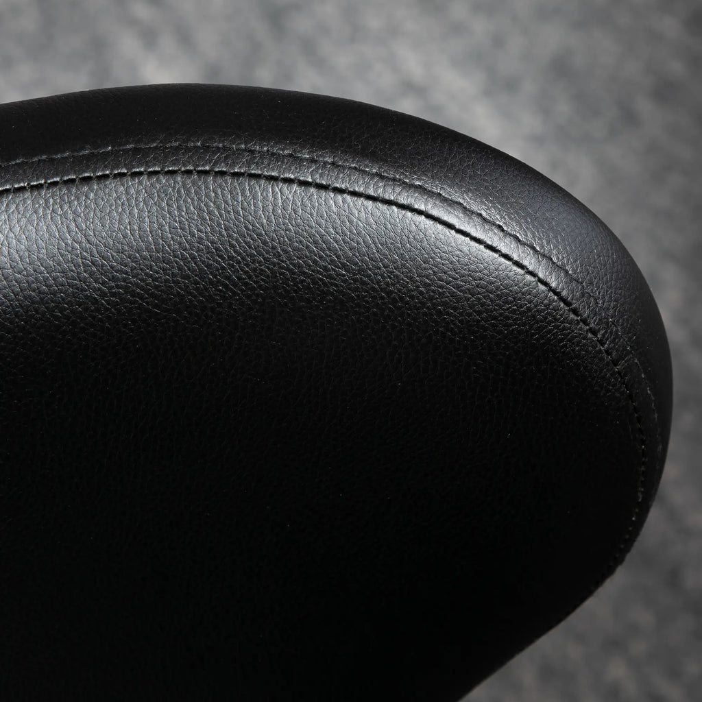 HOMCOM Rollhocker Massagehocker - drehbarer Arbeitshocker 360° - höhenverstellbare Sitzfläche 49-64H cm, ergonomische Rückenlehne
