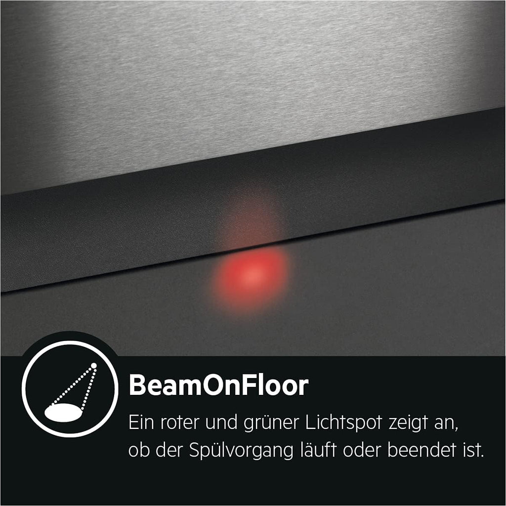 AEG Vollintegrierter Geschirrspüler 60cm, Spülmaschine Serie 7000: mit Glasschutz, Energieklasse A, Besteckschublade, personalisierte Zeit-Steuerung, leise 41dB, ComfortRails, Wasserstopp, FSE7676AP