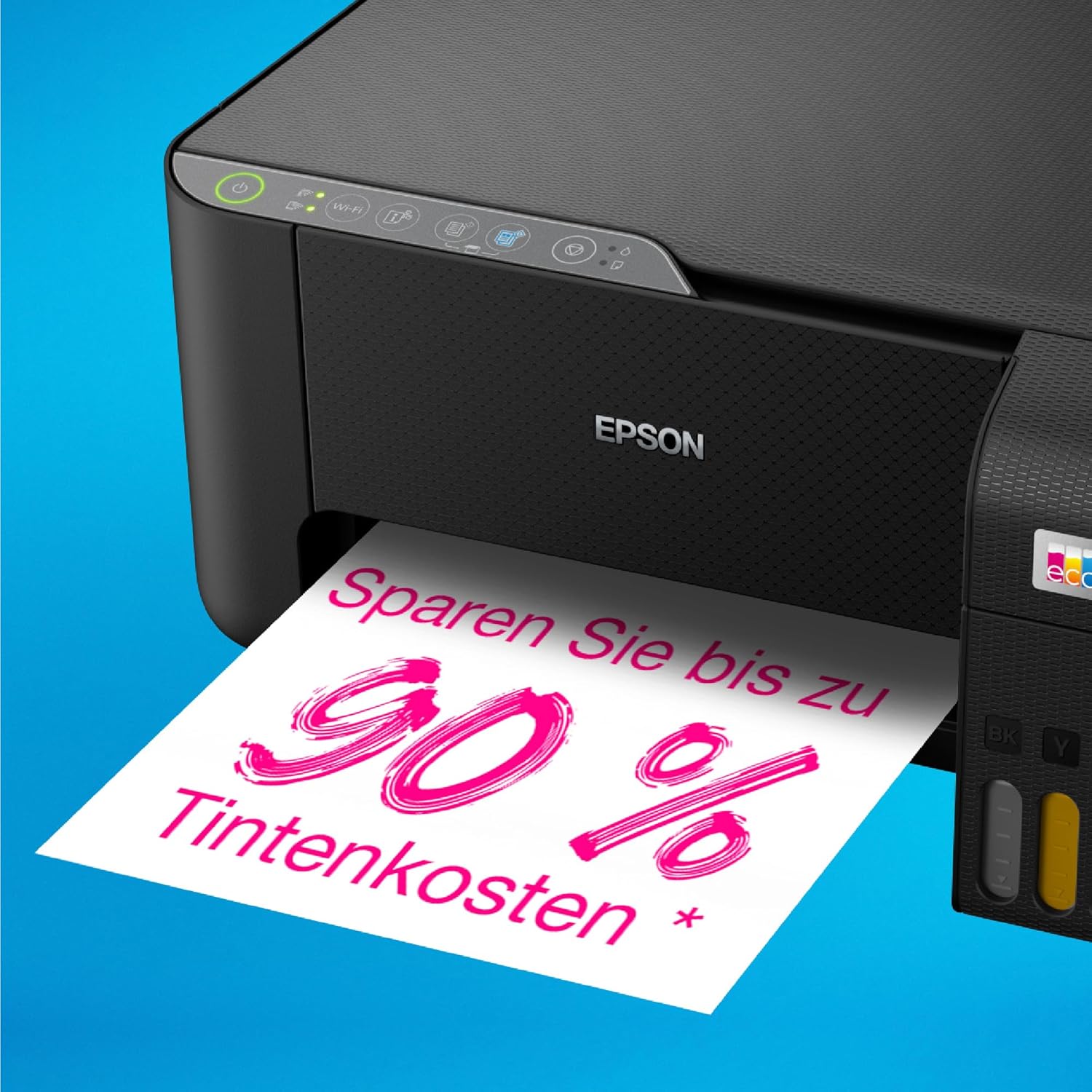 Epson EcoTank ET-2870 A4-Multifunktions-Wi-Fi-Tintentankdrucker, mit einem im Lieferumfang enthaltenen Vorrat an Tinten bis zu 3 Jahren