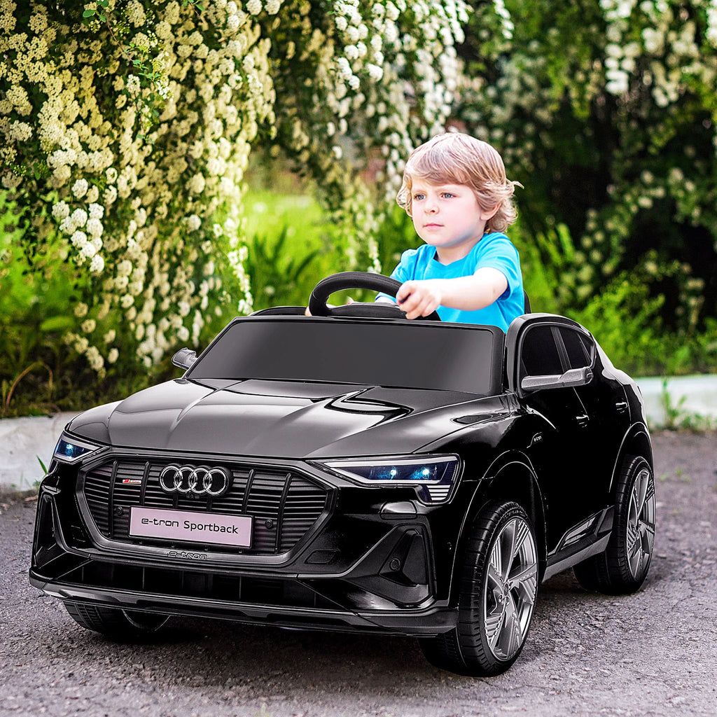 HOMCOM Audi E-tron Kinder-Elektroauto 12V mit Fernbedienung