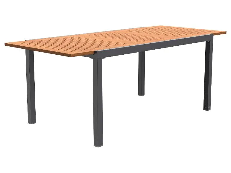 Alu-Gartentisch »Valencia«, ausziehbar, braun